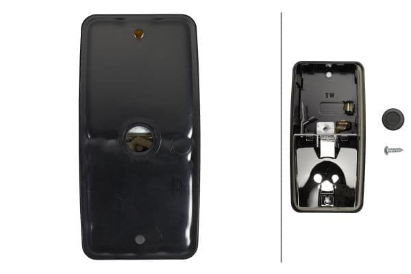 Knipperlicht voor Links/Rechts (kleur van het glas: wit, C5W/P21W) past: FENDT 100, 200, 600  CLAAS XERION  JOHN DEERE 6000 01.72-