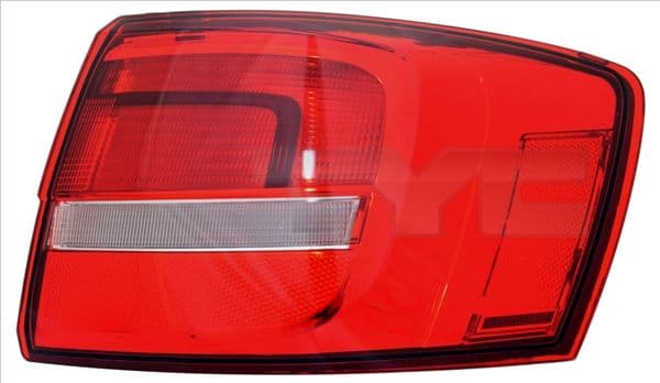 Achterlicht Links (extern, P21/5W/P21W, kleur van het glas red) past: VW JETTA IV 09.14-01.18