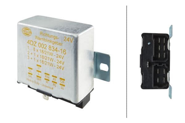 Verkeerslichtschakelaar (24V  aantal pinnen: 11  4(8)x21W  werktemperatuur tot: 55°C)