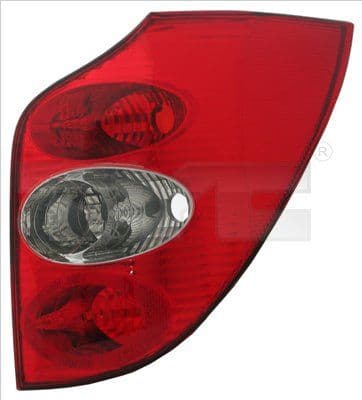 Achterlicht Rechts (kleur indicator wit, kleur van het glas red) past: RENAULT LAGUNA II Stationwagon 03.01-04.05