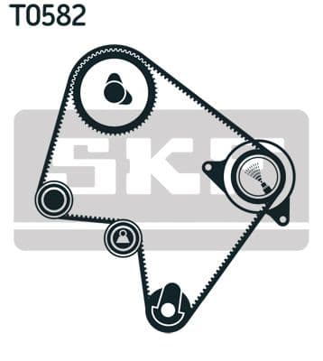Timing belt set