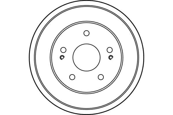 Brake drum Achter past: HONDA CR-V I, HR-V 1.6/2.0 10.95-