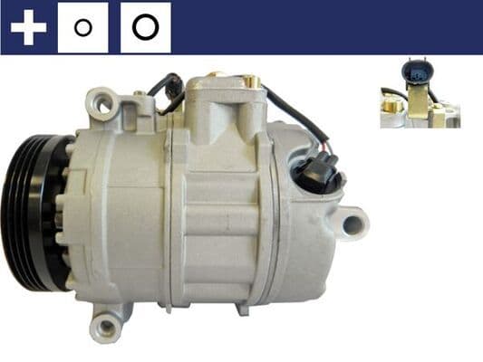 Airconditioning compressor past: BMW 5 (E60), 5 (E61), 7 (E65, E66, E67) 2.0D/4.4D 03.05-05.10