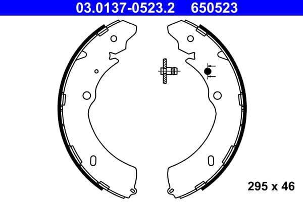 Brake shoe set