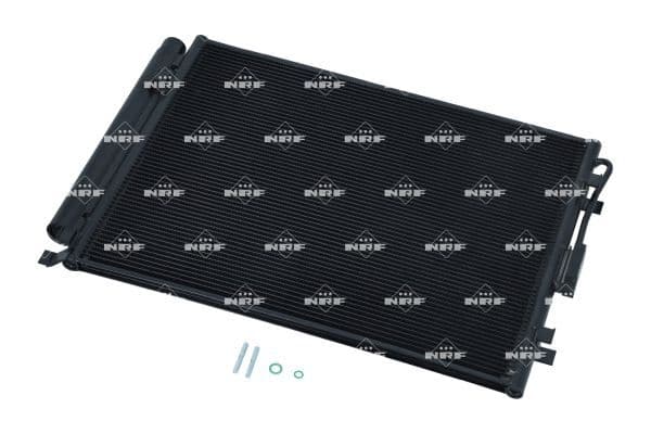 A/C condensator (met droger) past: KIA SOUL I 1.6/1.6D/1.6LPG 02.09-12.14