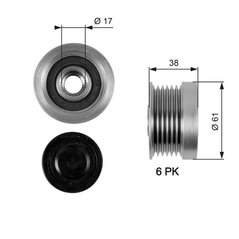 Alternator pulley