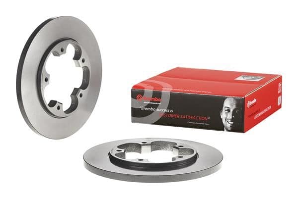 Brake disc Achter Links/Rechts past: FORD TRANSIT, TRANSIT V363 2.0D/2.0DH/2.2D 10.11-