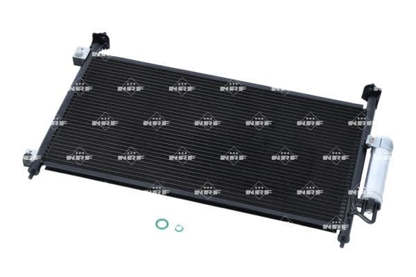 A/C condensator (met droger) past: HONDA CIVIC VIII 1.3-2.2D 09.05-05.13