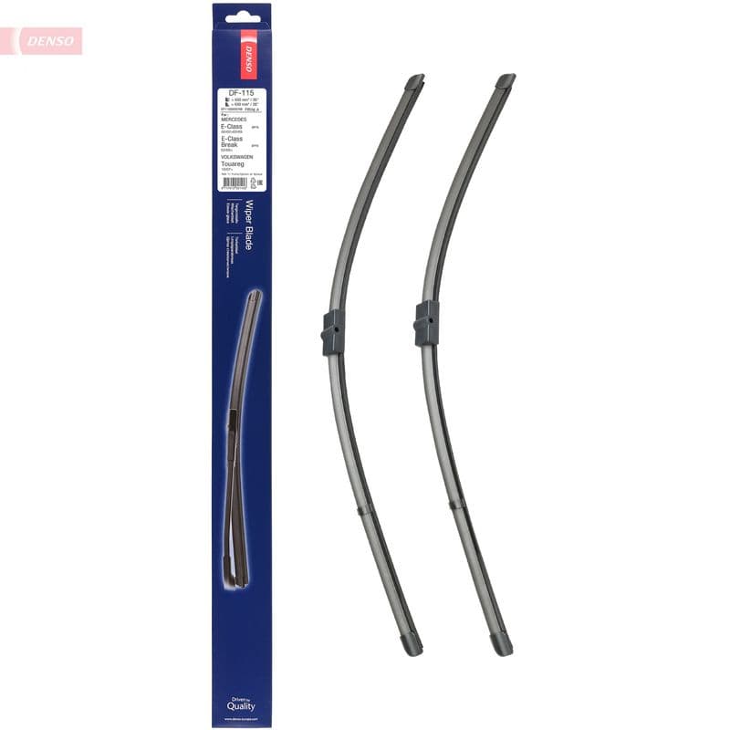 Wisserblad voegloos Voor (2pcs) Flat Blades 650mm past: MERCEDES CLS (C219), E T-MODEL (S211), E (W211)  PORSCHE CAYENNE  VW TOUAREG 03.02-12.18