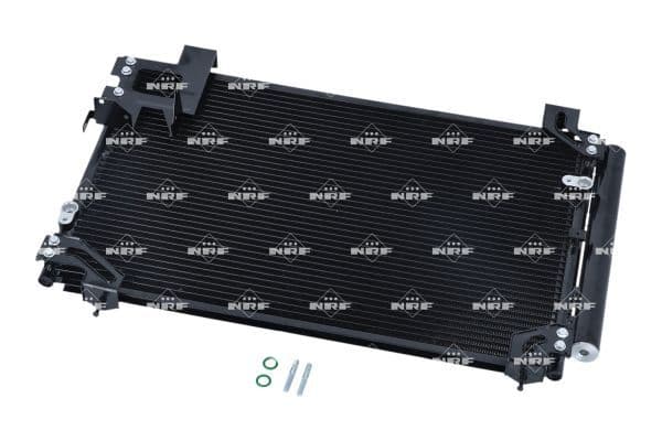A/C condensator (met droger) past: TOYOTA AVENSIS, COROLLA VERSO 2.0D 04.03-03.09