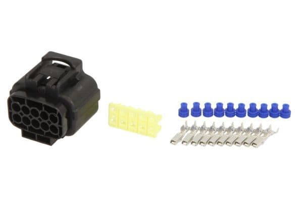Draadstekker (aantal pinnen: 10, vorm van de stekker: rechthoekig, vrouwelijk, voor koplamp) past: SCANIA G I, P I, R I, T 01.03-05.19