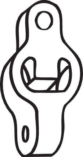 Uitlaatsysteem hanger past: CITROEN C-CROSSER, C-CROSSER ENTERPRISE  MITSUBISHI COLT VI, ECLIPSE IV, GALANT IX, GRANDIS, LANCER VIII, OUTLANDER II, SPACE, SPACE RUNNER  PEUGEOT 4007 1.5-3.8 10.98-