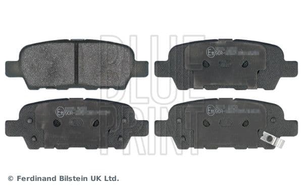 Remblokken set Achter , past: INFINITI EX, FX, G, M35, M45, Q60, QX50 I  NISSAN 350Z, ALTIMA, CUBE, ELGRAND, JUKE, LEAF, MAXIMA, MAXIMA VI, MURANO I, MURANO II, MURANO III 1.3-Electric 06.01-