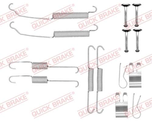 Accessory Kit, brake shoes