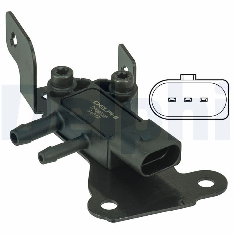 Sensor, exhaust pressure