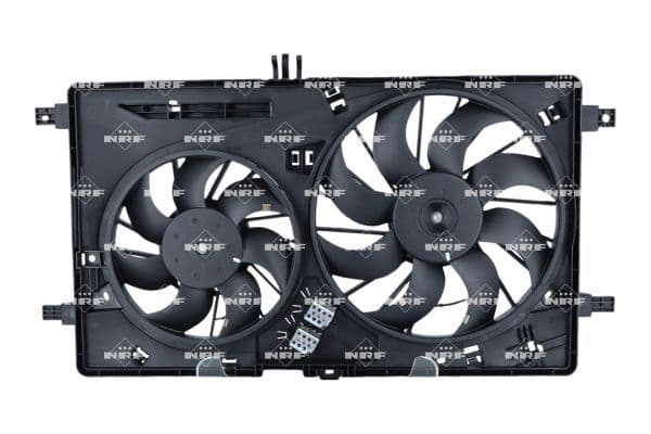 Radiatorventilator (met huisvesting) past: RENAULT MASTER III 2.3D 02.10-