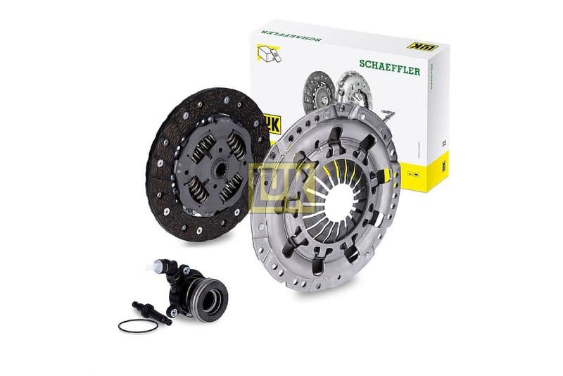 Koppelingskit met hydraulisch lager (met centrale koppeling slave cilinder, 200mm) past: OPEL ASTRA J, VECTRA B 1.6/1.7D 10.95-10.15