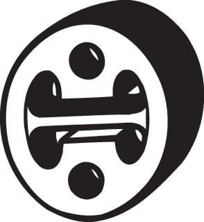 Uitlaatsysteem hanger past: TOYOTA AVENSIS, CELICA 1.6-2.0D 09.97-09.05