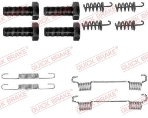 Accessory Kit, parking brake shoes