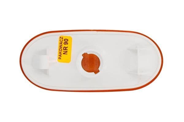 Markeringslichten Links/Rechts, oranje, W3W, hoogte 46,7mm  breedte 106,3mm  diepte 50,9mm, met reliëf, 12/24V (geen gloeilamp streep  ovaal met reflector HOR 59) past: MERCEDES SPRINTER 3 06.06-12.18