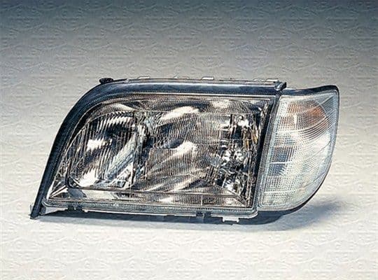 Koplampglas met pakking Rechts past: MERCEDES S-KLASA W140 02.91-02.99