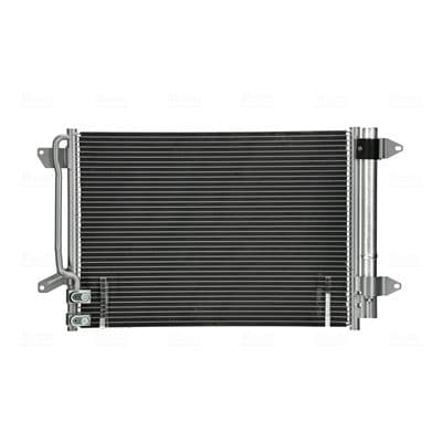 A/C condensator (met droger, (EN) additional fitting elements) past: VW BEETLE, JETTA IV 1.2-2.5 04.10-07.19