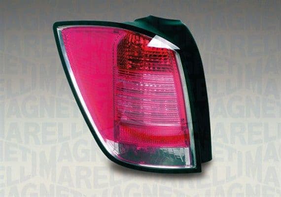Achterlicht Rechts (kleur indicator wit, kleur van het glas red) past: OPEL ASTRA H Stationwagon 03.04-05.14