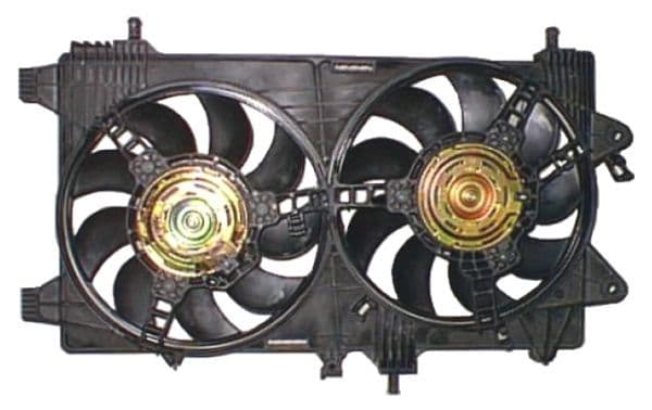 Radiatorventilator (met huisvesting) past: FIAT IDEA, PUNTO  LANCIA MUSA, YPSILON 1.3D 06.03-