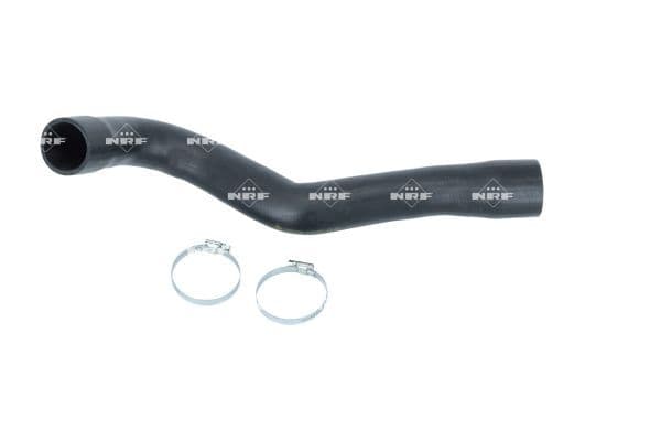 Intercooler slang Links (Bodem/midden, diameter 45,5/51mm, lengte 490mm, zwart) past: AUDI Q7  VW TOUAREG 3.0D 11.04-08.15