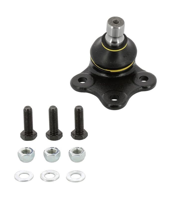 Kogelgewricht van de as Links/Rechts (bodem voor) (diameter kegel 16,5mm) past: FORD FIESTA V, FUSION  MAZDA 2 1.2-2.0 11.01-12.12