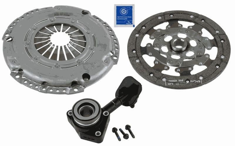 Koppelingskit met hydraulisch lager (228mm) past: VOLVO C30, S40 II, V50  FORD C-MAX, FOCUS C-MAX, FOCUS II 1.8-2.0ALK 10.03-12.12