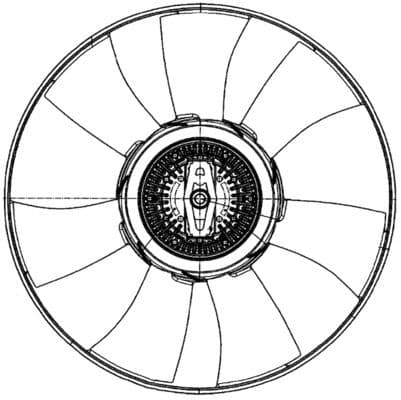 Radiatorventilator past: VW CRAFTER 30-35, CRAFTER 30-50 2.0D 05.11-12.16