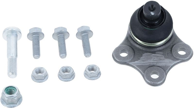 Kogelgewricht van de as Links/Rechts (bodem voor) (diameter kegel 16,5mm) past: FORD FIESTA V, FUSION  MAZDA 2 1.2-2.0 11.01-12.12