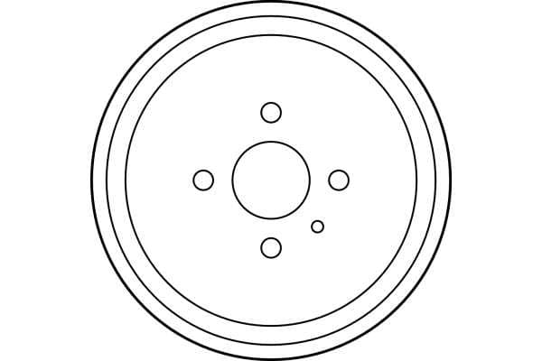 Brake drum Achter past: CHEVROLET CORSA  OPEL ASTRA F, ASTRA F CLASSIC, ASTRA G, COMBO, COMBO TOUR, VECTRA B 1.2-2.2 09.91-