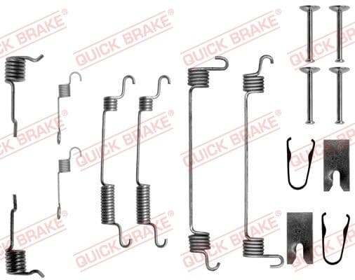 Accessory Kit, brake shoes