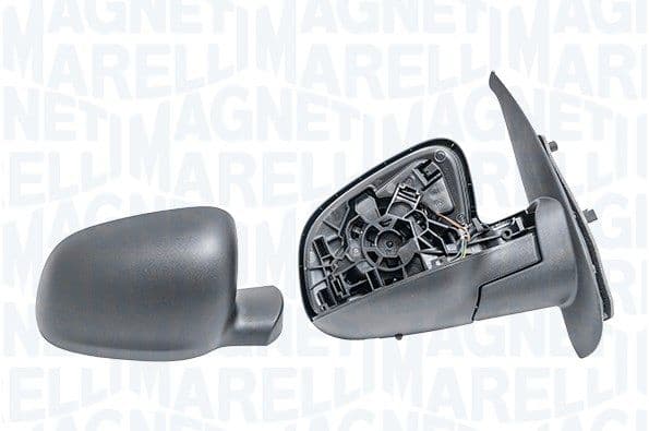 Zijspiegel Rechts (elektrisch, in reliëf, met verwarming, met temperatuursensor) past: MERCEDES CITAN W415  RENAULT KANGOO II 11.12-12.20