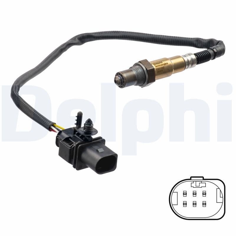 Lambda sonde (501mm) past: ALFA ROMEO 159, 166, GIULIETTA, SPIDER  FIAT BRAVO II, DOBLO, DOBLO CARGO, LINEA, PUNTO EVO  LANCIA DELTA III 1.6D/2.0D/2.4D 04.02-