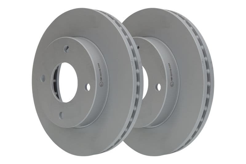 Brake disc Voor Links/Rechts past: MITSUBISHI LANCER VIII  NISSAN NV200, NV200 / EVALIA 1.5D/1.6/1.8 02.08-