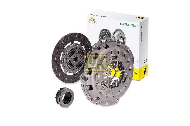 Zelfstellende koppelingskit met lager (250mm) past: FORD RANGER, TRANSIT 2.2D-2.5 04.06-