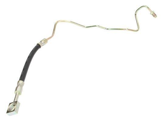 Remleiding/slang flexibel Achter Links (lengte 500mm, M10x1/M10x1) past: SEAT CORDOBA, IBIZA II  VW POLO, POLO III CLASSIC 1.0-2.0 02.93-10.02