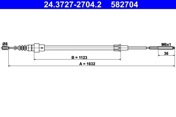 Cable Pull, parking brake