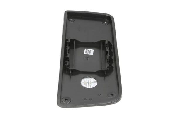 Zijspiegel glas Links (430 x193mm, met verwarming) past: MERCEDES ACTROS MP4 / MP5, ANTOS 07.11-