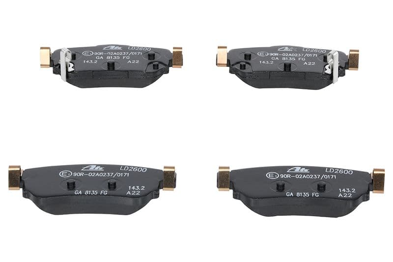 Keramische remblokken Achter , past: NISSAN LEAF, QASHQAI II, X-TRAIL, X-TRAIL III  RENAULT KADJAR, KOLEOS II 1.2-Electric 11.13-