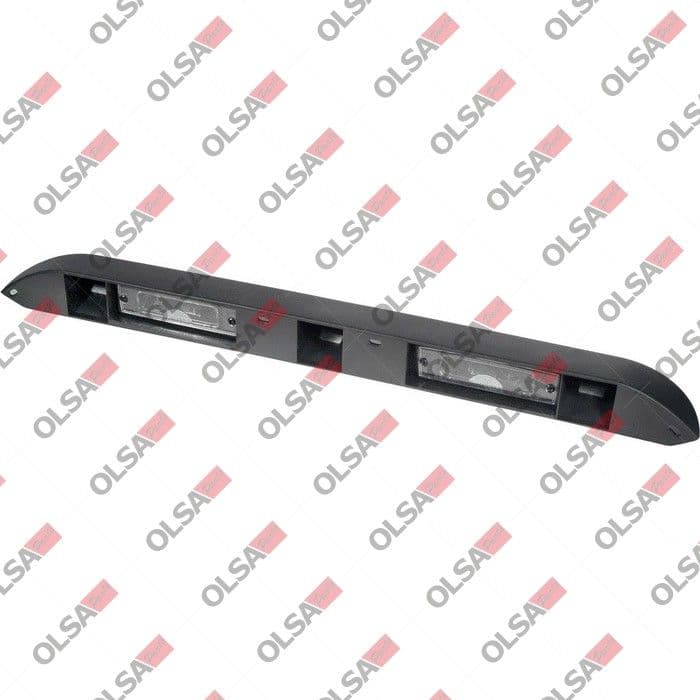 Kentekenplaatverlichting (12V, kleur: zwart) past: IVECO DAILY II, DAILY III, DAILY IV, DAILY V 05.99-02.14