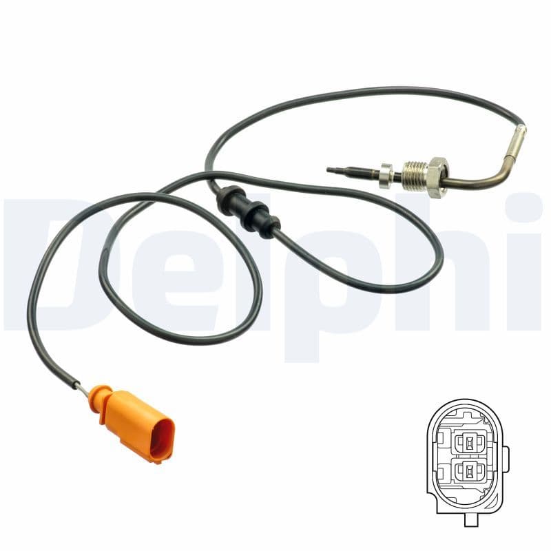 Uitlaatgastemperatuursensor (Na DPF) past: AUDI A3  VW BEETLE, GOLF VI, JETTA III, JETTA IV 2.0D 09.04-12.17