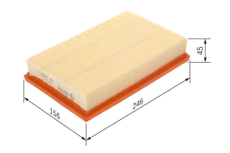 Luchtfilter (Patroon) past: OPEL AGILA A  SUZUKI SPLASH, WAGON R, WAGON R+ 1.0/1.2/1.3 05.00-