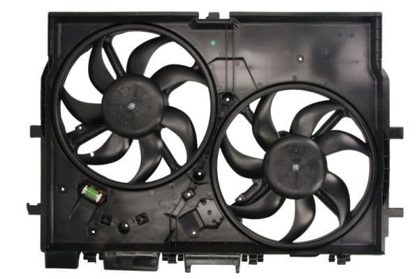 Radiatorventilator (met huisvesting, dubbel) past: FIAT DUCATO 2.2D/2.3D/3.0D 07.06-