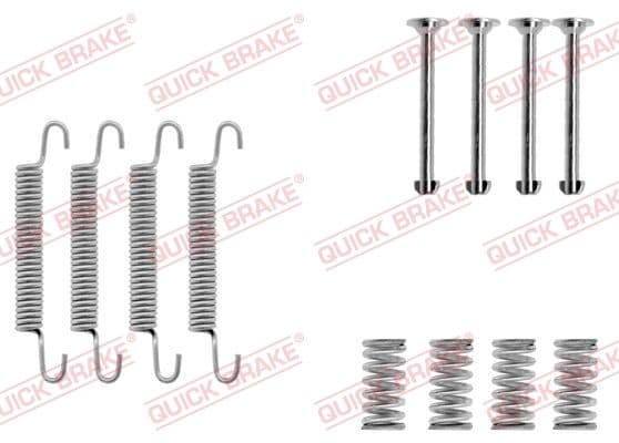Accessory Kit, parking brake shoes
