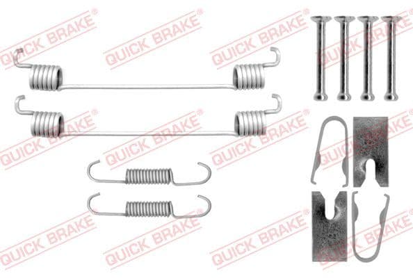 Accessory Kit, brake shoes
