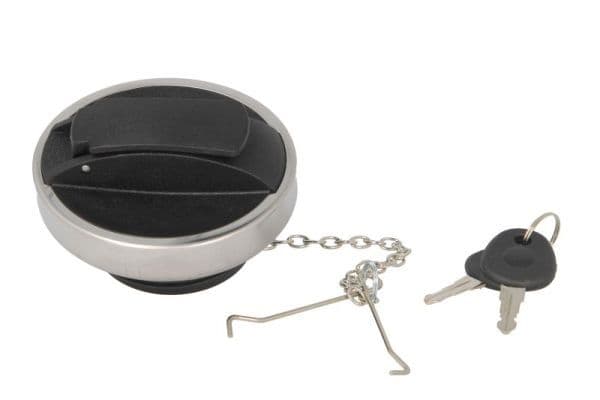 Tankdop (breedte 65mm, met de sleutel, met ketting  nieuw type) past: SCANIA 4, G I, P I, R I, T  IVECO DAILY IV 05.95-05.19
